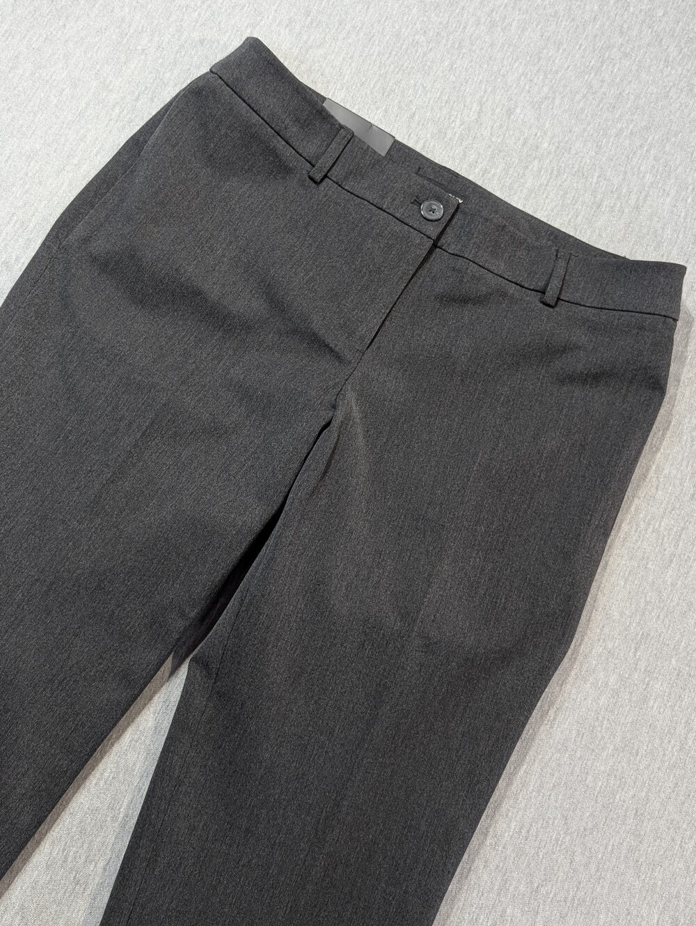 Hilary Radley Mid Rise Straight Leg Trousers Women's 14 X 32 Black Dress Pant